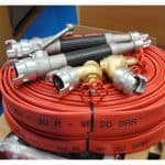 Fire hose mod. SYNTEX with accessories (performances in accordance with BS 6391 Type 1 & 2)